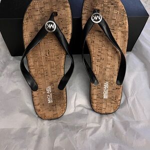 Jet Set Cork flip-flops Michael Kors